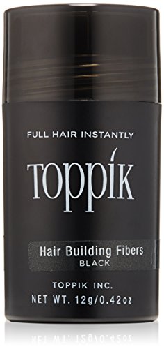 Las fibras de TOPPIK cabello edificio, negro, 0,42 oz.