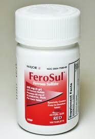 [PACK 3] FeroSul ® sulfato de ferroso 325mg (5 gr) cubierta fácil de tragar 100 CT. comprimidos (rojo)