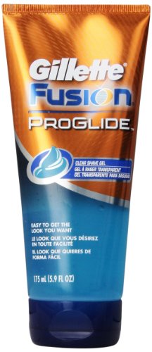 Gel de afeitado Fusion ProGlide claro Varonil 5,9 onzas (paquete de 2)
