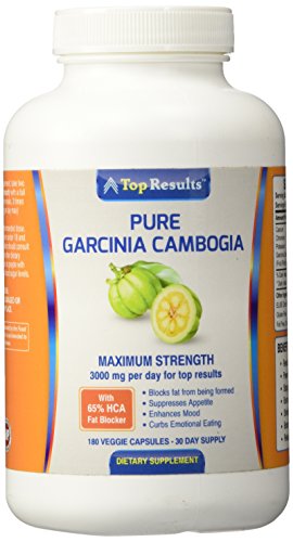 Puro Garcinia Cambogia extracto - 180 pastillas para una fuente REAL de 30 días. Las cápsulas de acción rápida potente quemador de grasa y supresor del apetito con 65% HCA (ácido hidroxicítrico) además de potasio y calcio a la absorción de la ayuda. Limpi