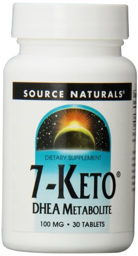 Source Naturals 7-Keto DHEA tabletas, 100 mg, 30 comprimidos