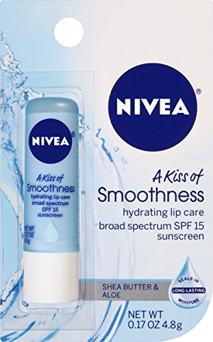 Beso NIVEA de suavidad hidratante cuidado del labio, SPF 15, 0,17 onzas (paquete de 6)