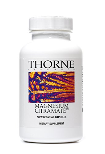 Thorne Research - Citramate de magnesio - magnesio con suplemento de citrato malato - 90 cápsulas vegetarianas