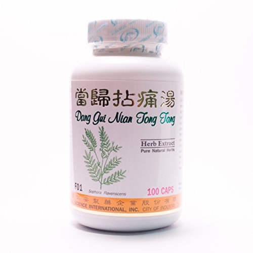 Suplemento dietético fórmula conjunta Angelica 500mg 100 cápsulas (Dang Gui Nian Tong Tang) 100% hierbas naturales