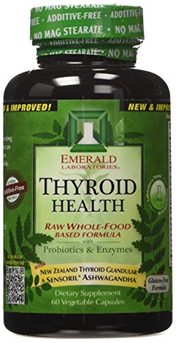 Laboratorios Esmeralda tiroides salud cápsulas - 60 Ct - Superior de la glándula tiroides ayuda