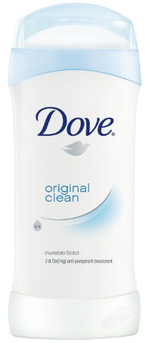 Dove desodorante antitranspirante, Original limpio 2.6 onzas paquete de 6