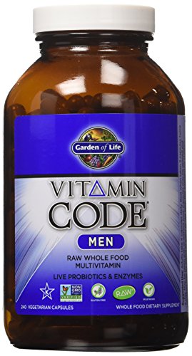 Multi jardín de vida vitamina código hombres, 240 cápsulas