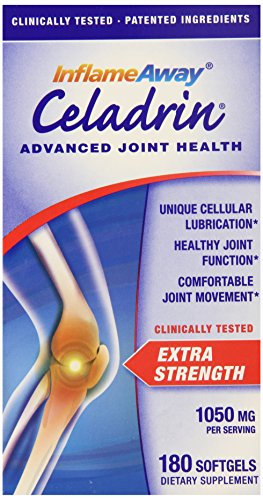 Celadrin ® Advanced salud común 1050 Mg, 180 cápsulas rápido, larga duración de comodidad conjunta