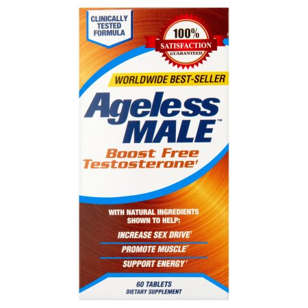Ageless Male tabletas de suplementos alimenticios, 60 conteo
