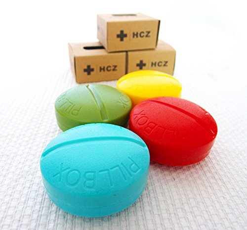 2 piezas de píldora forma joyas transparente portátil medicina píldora tableta droga almacenamiento caja contenedor organizador de casos clasificador