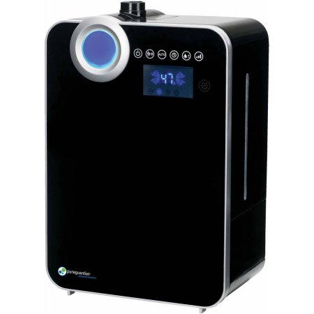 PureGuardian H8000B 120 horas Elite humidificador ultrasónico caliente y fresco con sensor inteligente digital, 2 galones