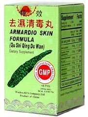 Fórmula de Armardio de la piel (Chuan Jia Qu Shi Qing Wan) 48 pastillas X 3