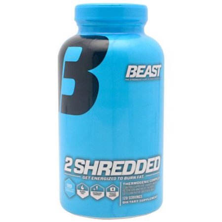 Beast Sports Fuerza Nutrition 2 Shredded Profesional Complejo termogénico 120 Ct