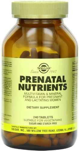 Solgar nutrientes prenatales comprimidos 120