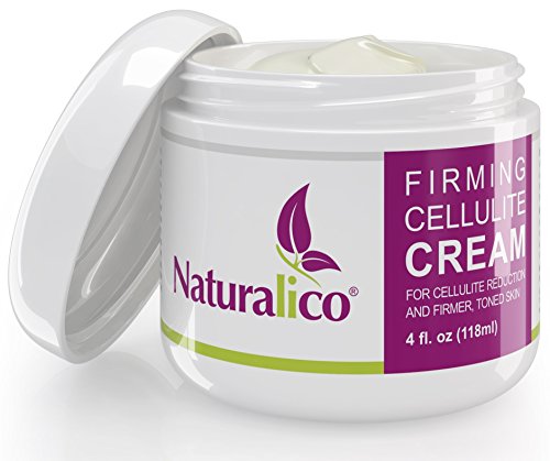 Mejor crema de la celulitis con cafeína y Retinol - clínicamente probado celulitis - para el cuerpo reafirmante y tonificante - 4 oz - por Naturalico