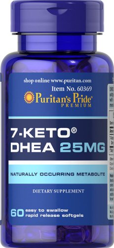 Cápsulas de liberación rápida de Puritan Pride, 7-Keto Dhea, 25 mg, 60 cuenta