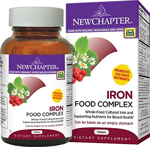 Nuevo capítulo complejo de alimentos hierro, 60 comprimidos