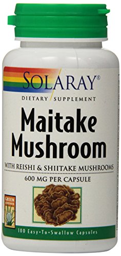 Solaray la seta de Maitake, 600 mg, 100 cuenta