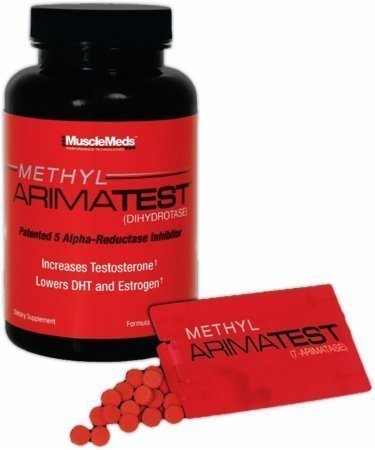 ARIMATEST de MuscleMeds metil--120 cápsulas/60 SubZorb tabletas