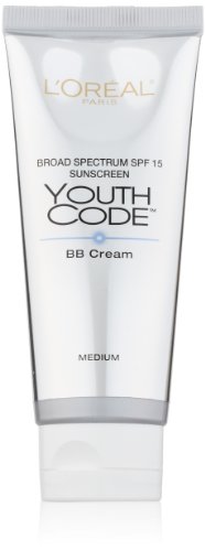 L ' Oréal Paris Youth código BB crema iluminador, medio, 2,5 onza líquida