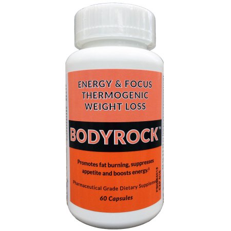 Bodyrock - Energía y Enfoque - Pérdida de peso - - termogénico 60 cápsulas