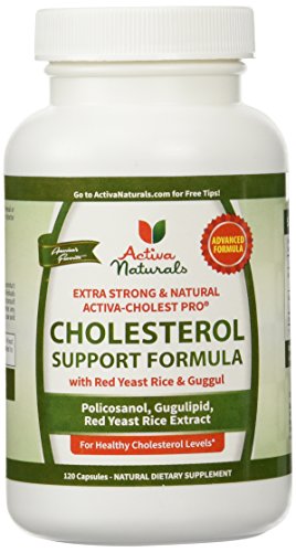 Suplemento de salud colesterol activa Naturals, cuenta 120