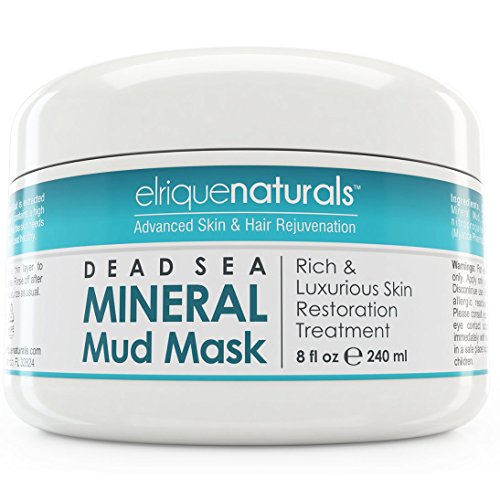 Máscara del fango del mar muerto para cara y cuerpo - máscara del fango del mar muerto mar muerto Natural minerales - ideal para el tratamiento del acné, poros limpiador, exfoliante y exfoliante, crema hidratante, para todo tipo de piel, hombres, mujeres 