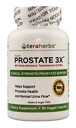 Hierbas de Tera soporte y próstata próstata suplemento para los síntomas de una próstata agrandada, micción frecuente, urgencia y débil corriente (90 cápsulas)