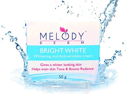 CREMA blanco brillante de MELODYDERM ® - mejor blanquear de la piel y la Crema despigmentante - con vitamina B3 y colágeno - da una piel más blanca - reduce manchas oscuras - ayuda a incluso tono de piel y aumenta la luminosidad - suaviza hidrata &amp; la