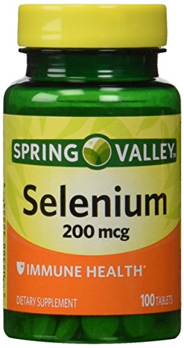 Spring Valley - selenio 200 mcg, 100 tabletas