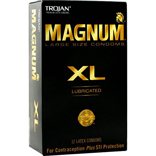Trojan Magnum Xl lubricado preservativos 12 Ct