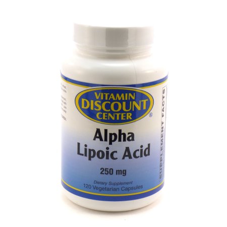 El ácido alfa lipoico 250 mg por Vitamin Discount Center - 120 Caps vegetarianas