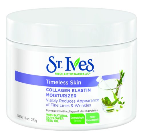 Crema hidratante Facial de St. Ives, atemporal piel colágeno elastina, 10oz