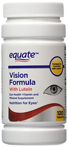 Equiparar - visión fórmula con luteína, ojos salud vitamina y suplemento Mineral, 120 tabletas