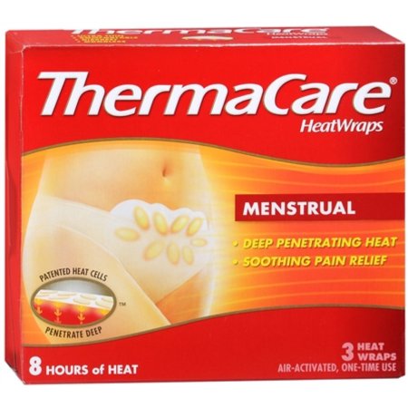 ThermaCare HeatWraps menstruales Parches 3 Cajas 3 parches por caja
