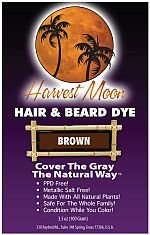 Tinte de barba marrón natural - 100 gramos!