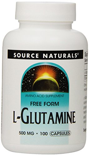 Source Naturals L-glutamina 500mg, 100 cápsulas