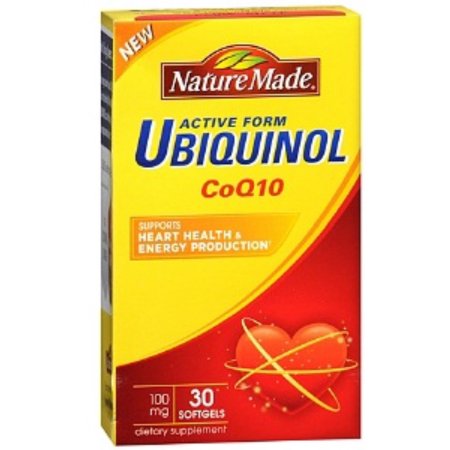 Nature Made Ubiquinol CoQ10 100 mg, Softgels 30 EA (Pack de 2)
