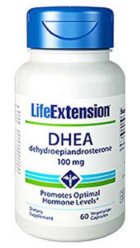 Vida extensión DHEA 100 Mg, 60 tapas vegetarianas