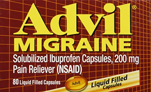 Migraña de Advil - llenados de líquido 80 cápsulas