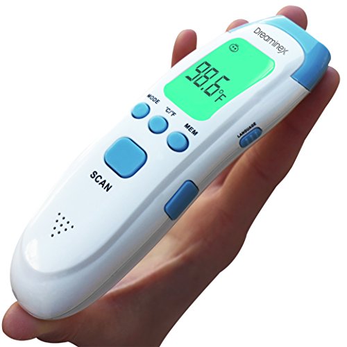 UN día venta termómetro de frente infrarrojo sueño-500. Digital infrarrojo médico bebé, niños y adultos termómetro. Ultra rápido profesional sin contacto Termómetro infrarrojo, una segunda lectura.