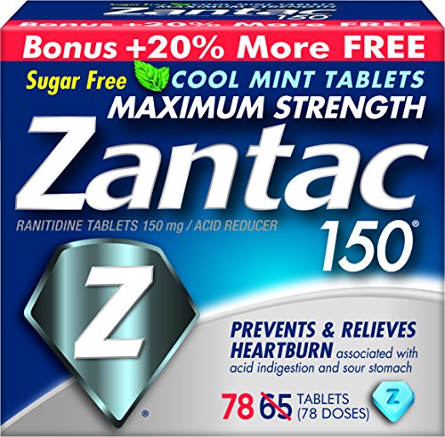 Zantac 150 Maximum Strength 78 Caps