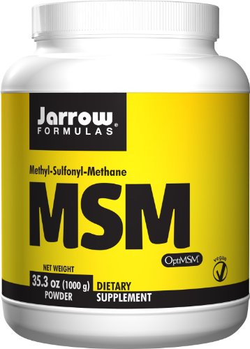 Jarrow Formulas MSM, fortalece las articulaciones, 1000 mcg, 1 kg