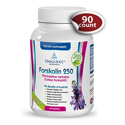 La forskoline purificada suplemento Herbal - 250 mg - 90 ct - efectivamente trabaja como supresor del apetito y quemador de grasa - uno del más de gran alcance peso pérdida suplemento producto disponible - promueve la energía y ejercicios de apoyo - utili