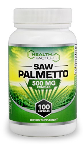 Saw Palmetto para apoyo de próstata - Berry en polvo con extracto estandarizado al ayudar a bloquear DHT y combatir la caída del cabello - cápsulas de 500mg - suplemento herbario