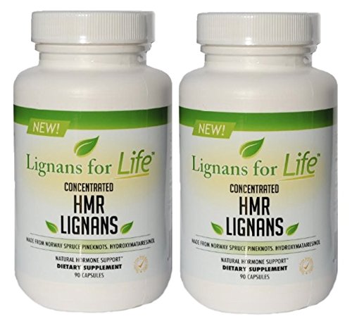HMR lignanos 2 pack 40 mg 2 botellas de 90 ct