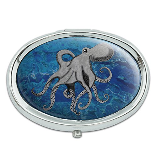 Octopus Metal Oval caso pastillero