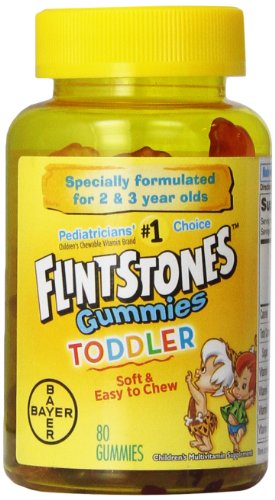 Niño Flintstones Gummies, cuenta 80