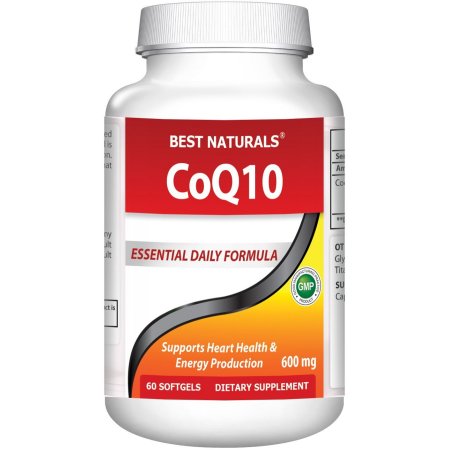 Best Naturals - CoQ10 600 mg - (alta absorción) (clínicamente probada KanekaQ10) - 60 Softgels