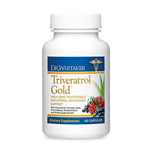 Triveratrol oro del Dr. Whitaker ofrece 6 nutrientes patentados, juventud-que promueve que las 3 principales causas de envejecimiento, 60 cápsulas (suministro para 30 días)